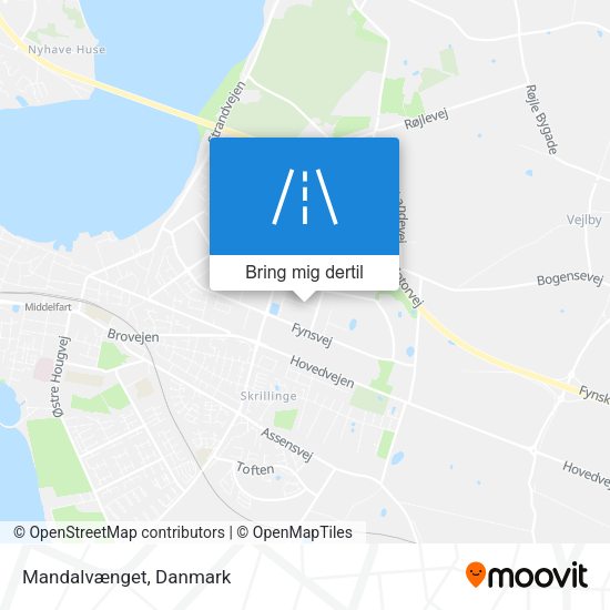 Mandalvænget kort