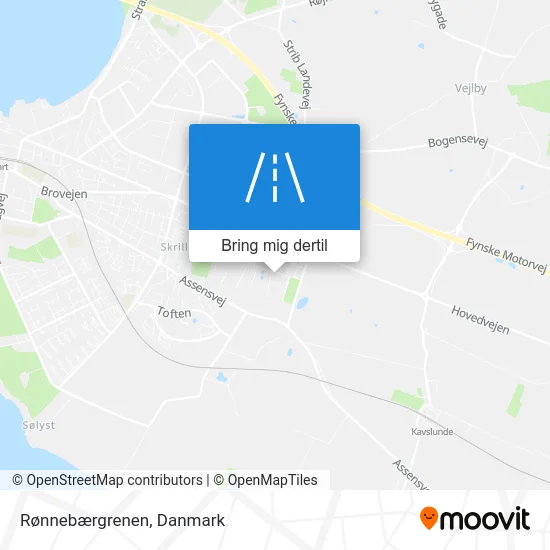 Rønnebærgrenen kort