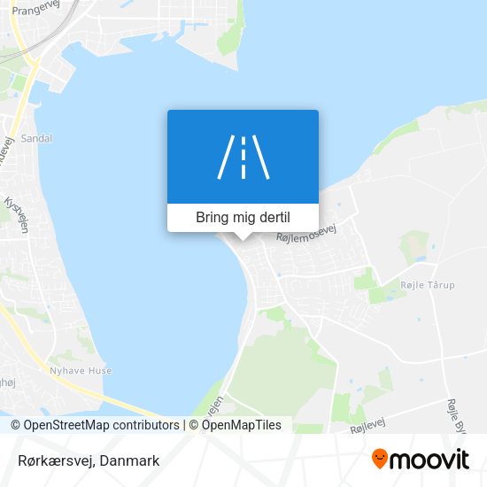 Rørkærsvej kort
