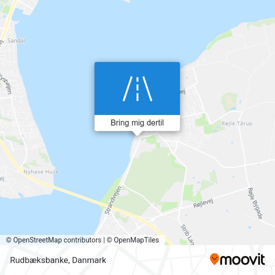Rudbæksbanke kort