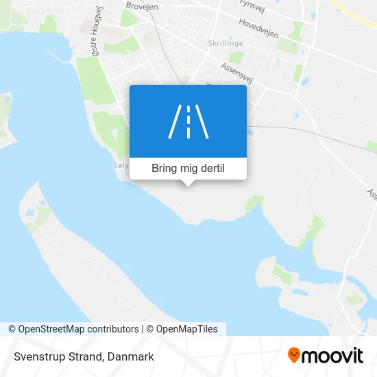 Svenstrup Strand kort