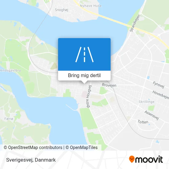 Sverigesvej kort