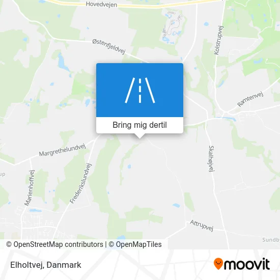 Elholtvej kort