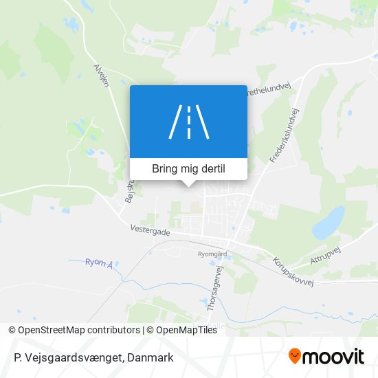 P. Vejsgaardsvænget kort