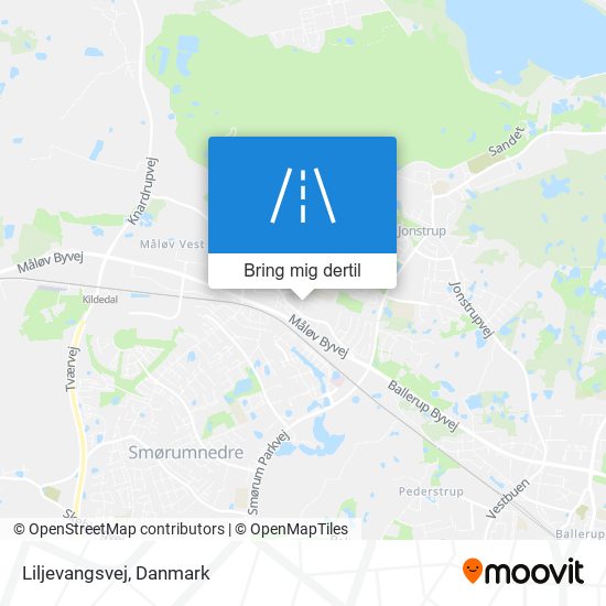 Liljevangsvej kort