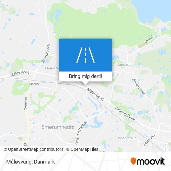 Måløvvang kort