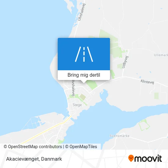 Akacievænget kort