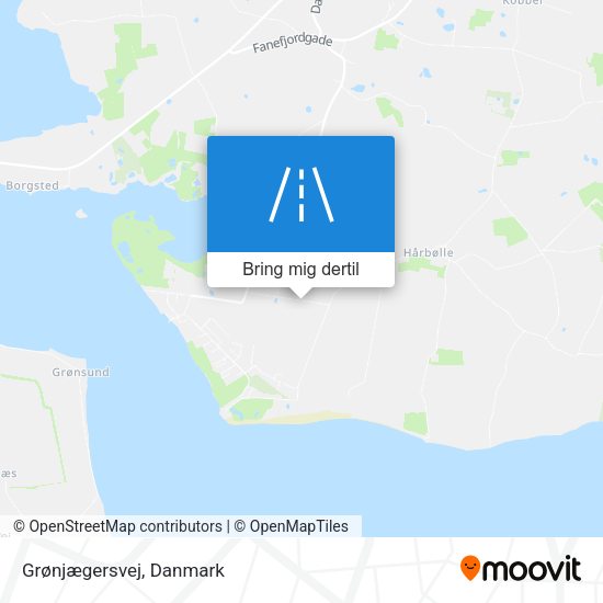 Grønjægersvej kort