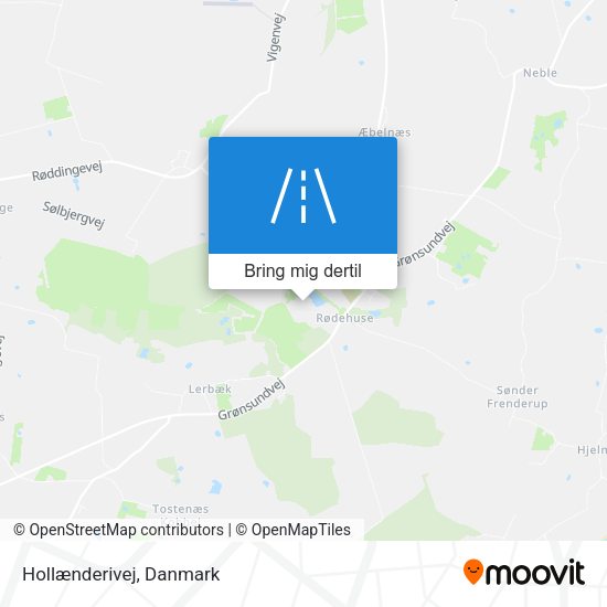 Hollænderivej kort