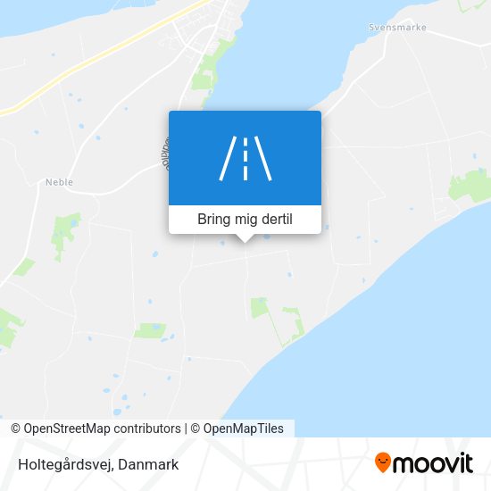 Holtegårdsvej kort