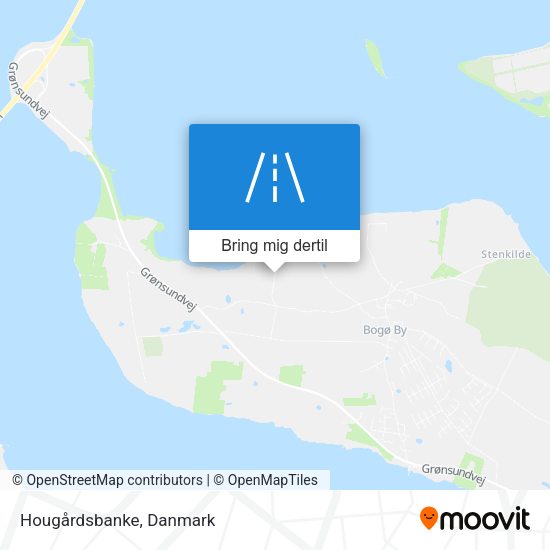 Hougårdsbanke kort