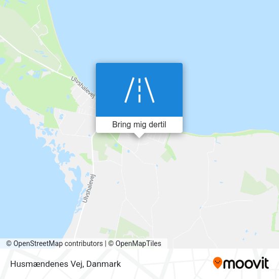 Husmændenes Vej kort