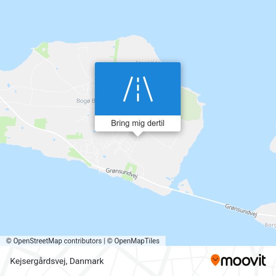 Kejsergårdsvej kort