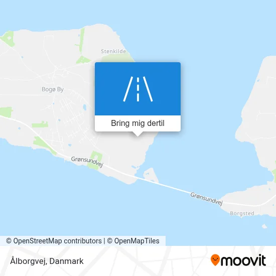 Ålborgvej kort