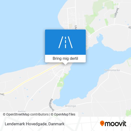 Lendemark Hovedgade kort