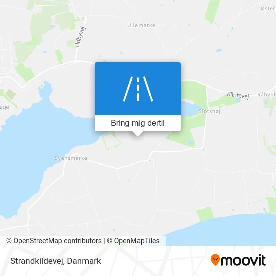 Strandkildevej kort