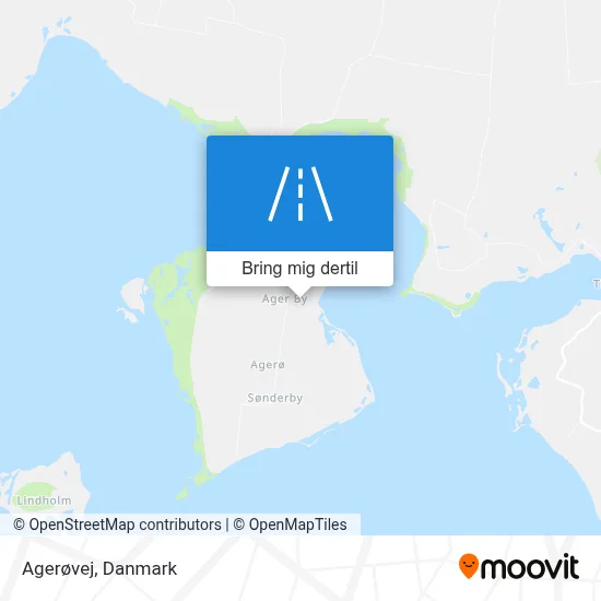 Agerøvej kort