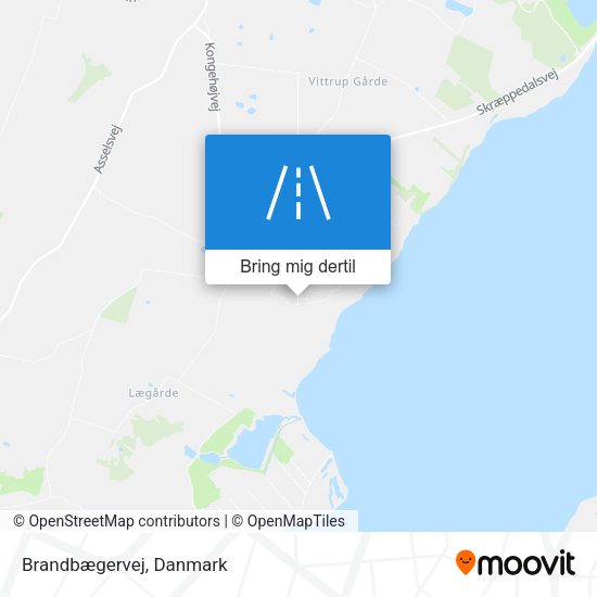 Brandbægervej kort