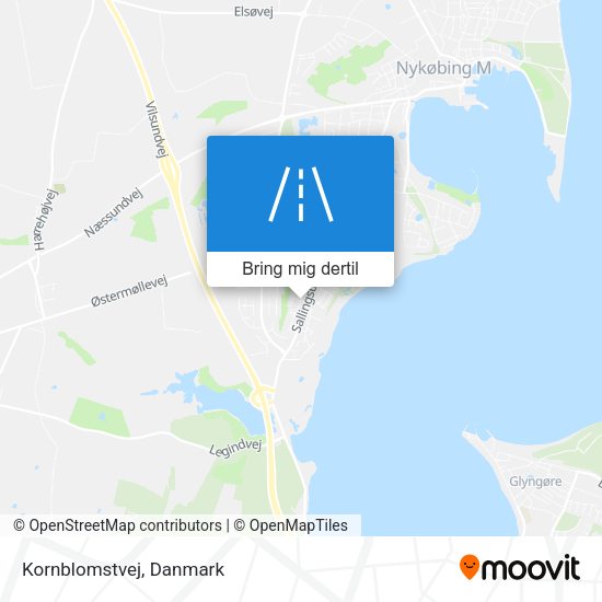 Kornblomstvej kort