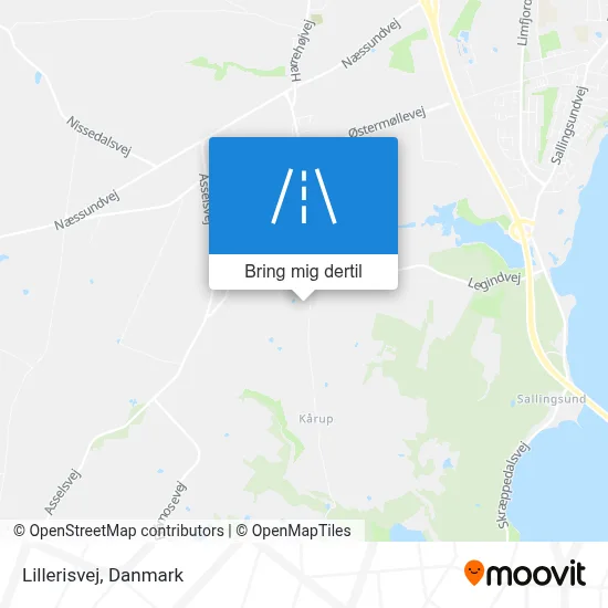 Lillerisvej kort