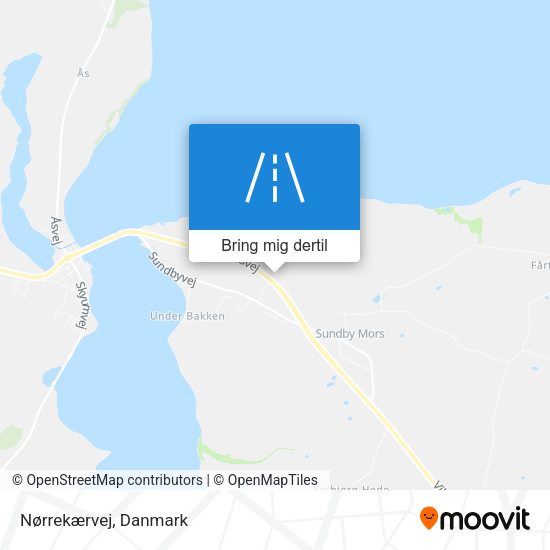 Nørrekærvej kort