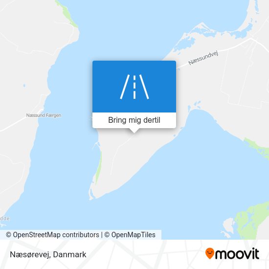 Næsørevej kort