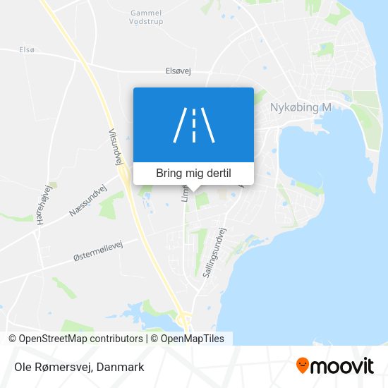 Ole Rømersvej kort