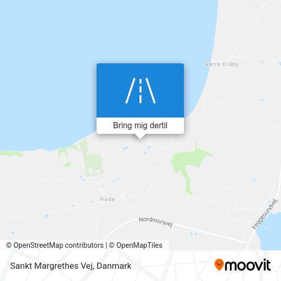 Sankt Margrethes Vej kort