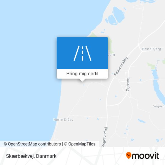 Skærbækvej kort