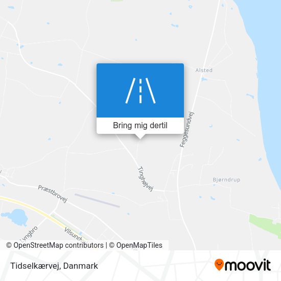 Tidselkærvej kort