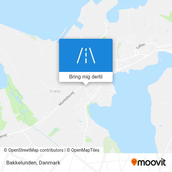 Bakkelunden kort