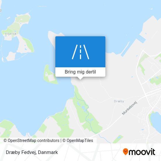 Dræby Fedvej kort