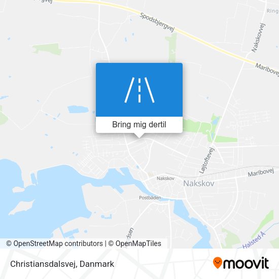 Christiansdalsvej kort