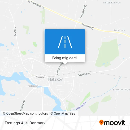 Fastings Allé kort