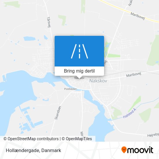 Hollændergade kort