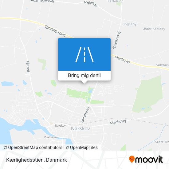 Kærlighedsstien kort