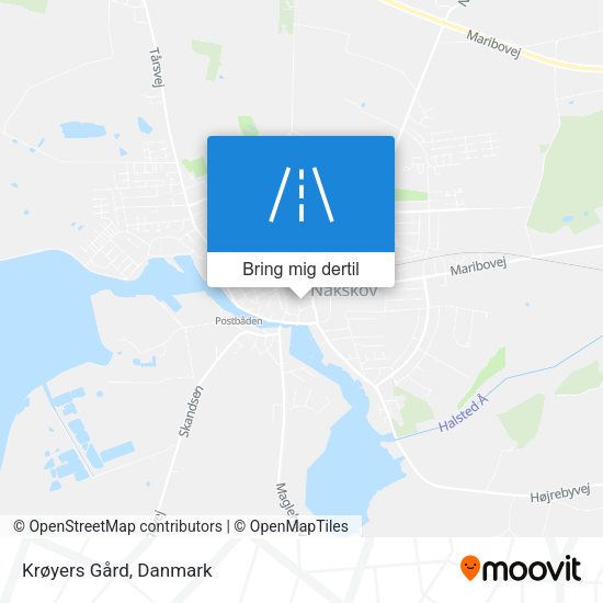 Krøyers Gård kort