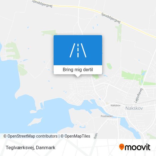Teglværksvej kort