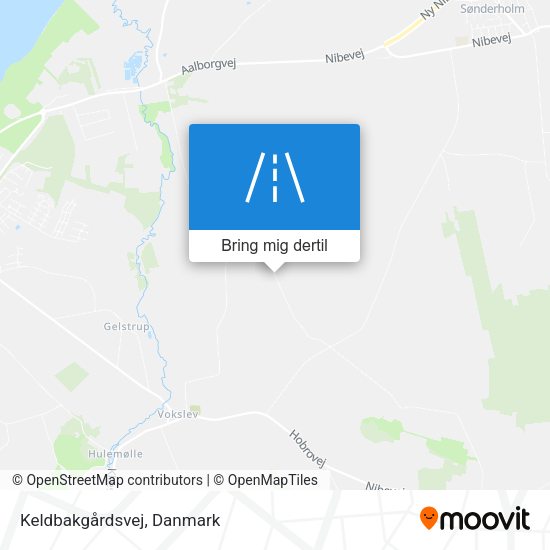 Keldbakgårdsvej kort