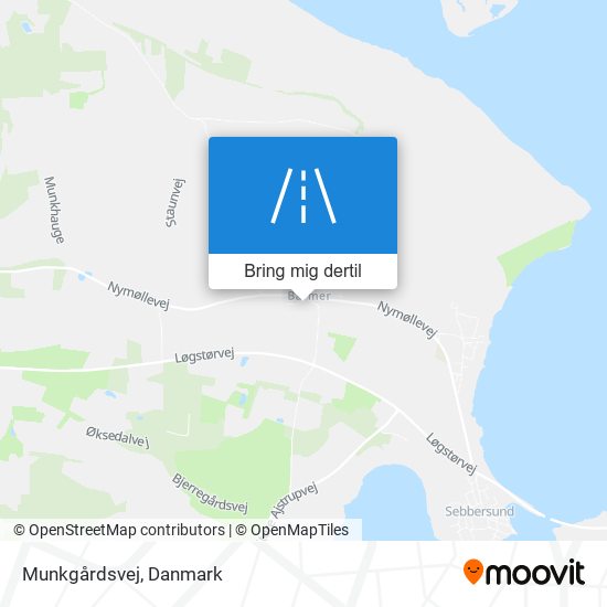 Munkgårdsvej kort