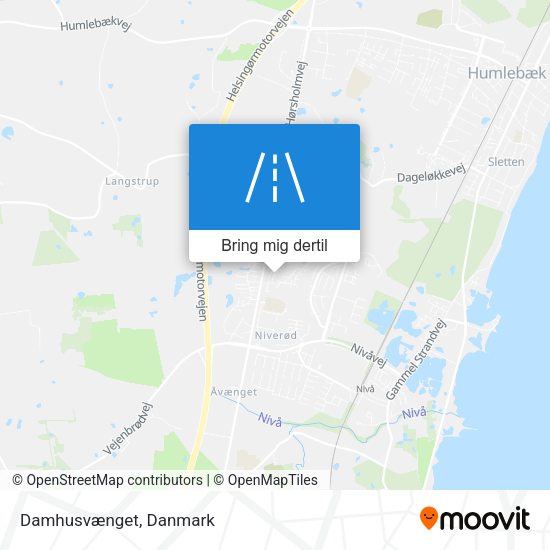 Damhusvænget kort