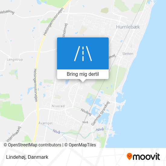 Lindehøj kort