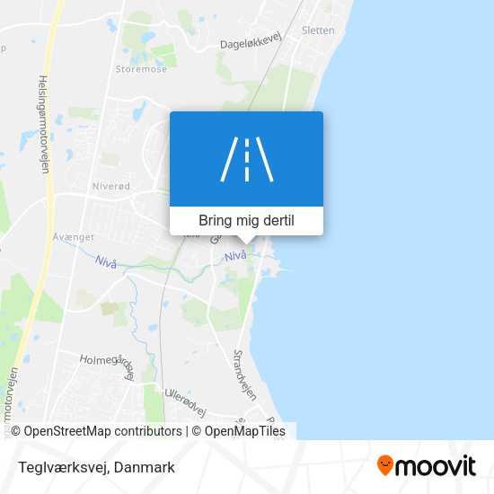 Teglværksvej kort