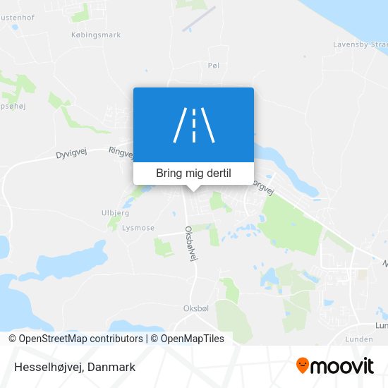 Hesselhøjvej kort