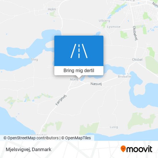 Mjelsvigvej kort