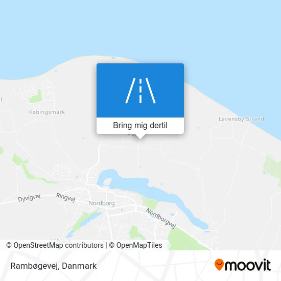 Rambøgevej kort