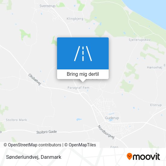 Sønderlundvej kort