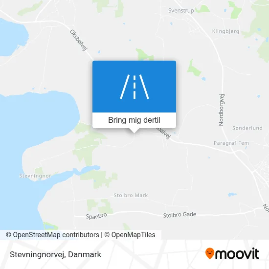 Stevningnorvej kort
