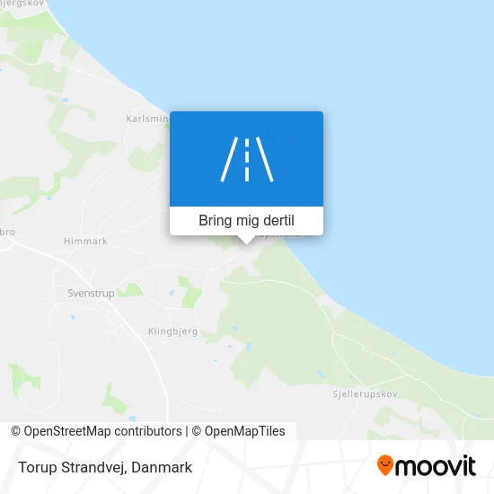 Torup Strandvej kort