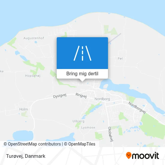 Turøvej kort